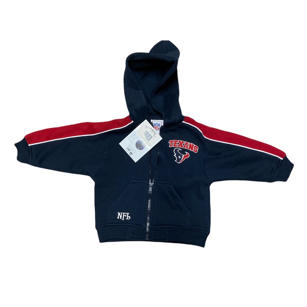 Houston Texans Jacket Baby 18 Months Toddler Unisex Navy Zip Up NFL Hoodie New